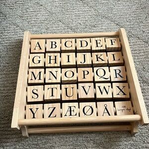 New Wooden Alphabet Toy